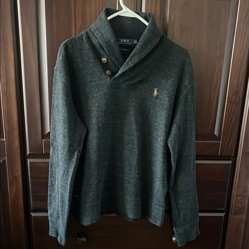 Polo by Ralph Lauren Gray Turtleneck Sweater